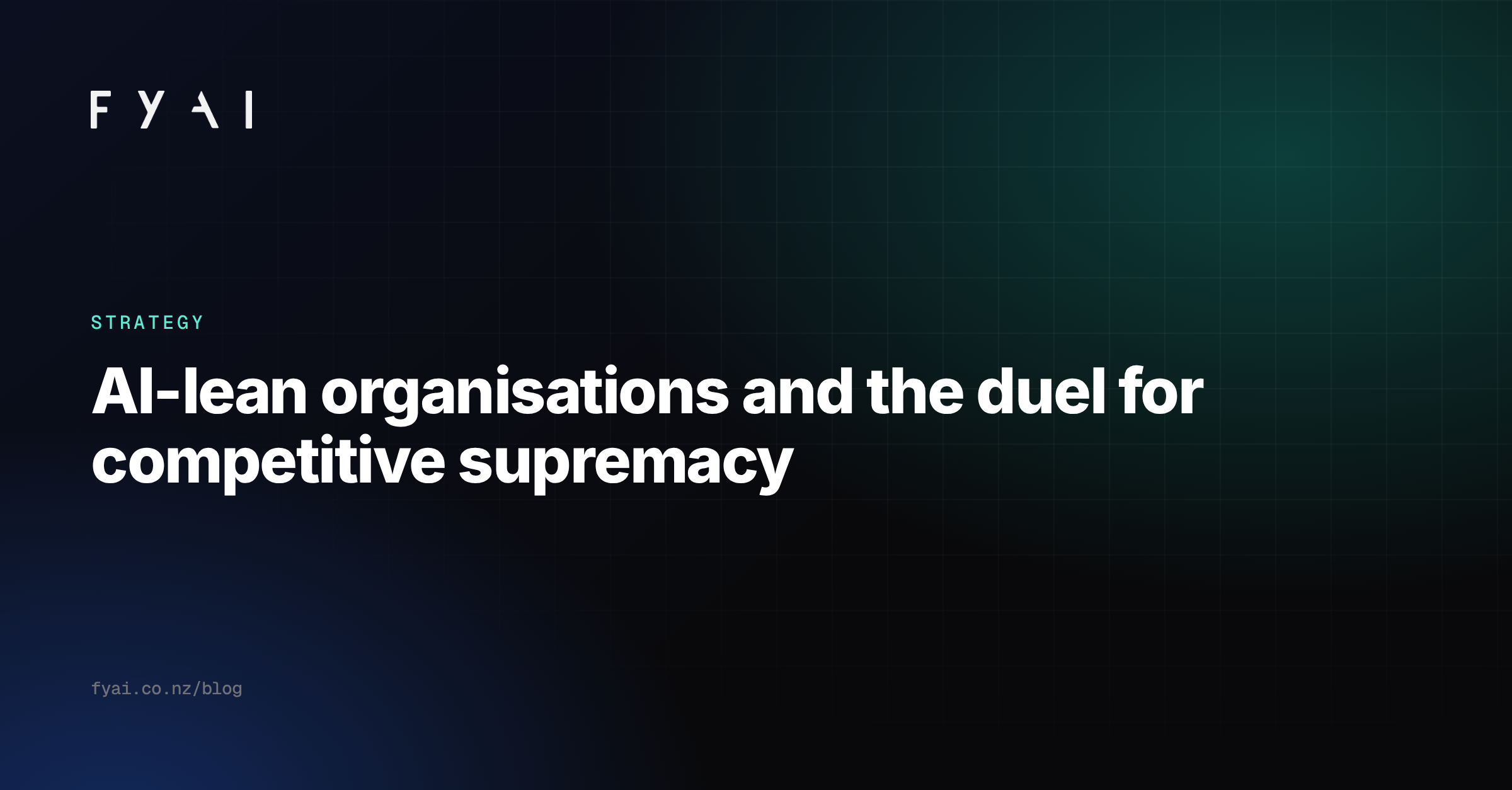 Come On, AI-Lean Organizations – The Duel for Competitive Supremacy