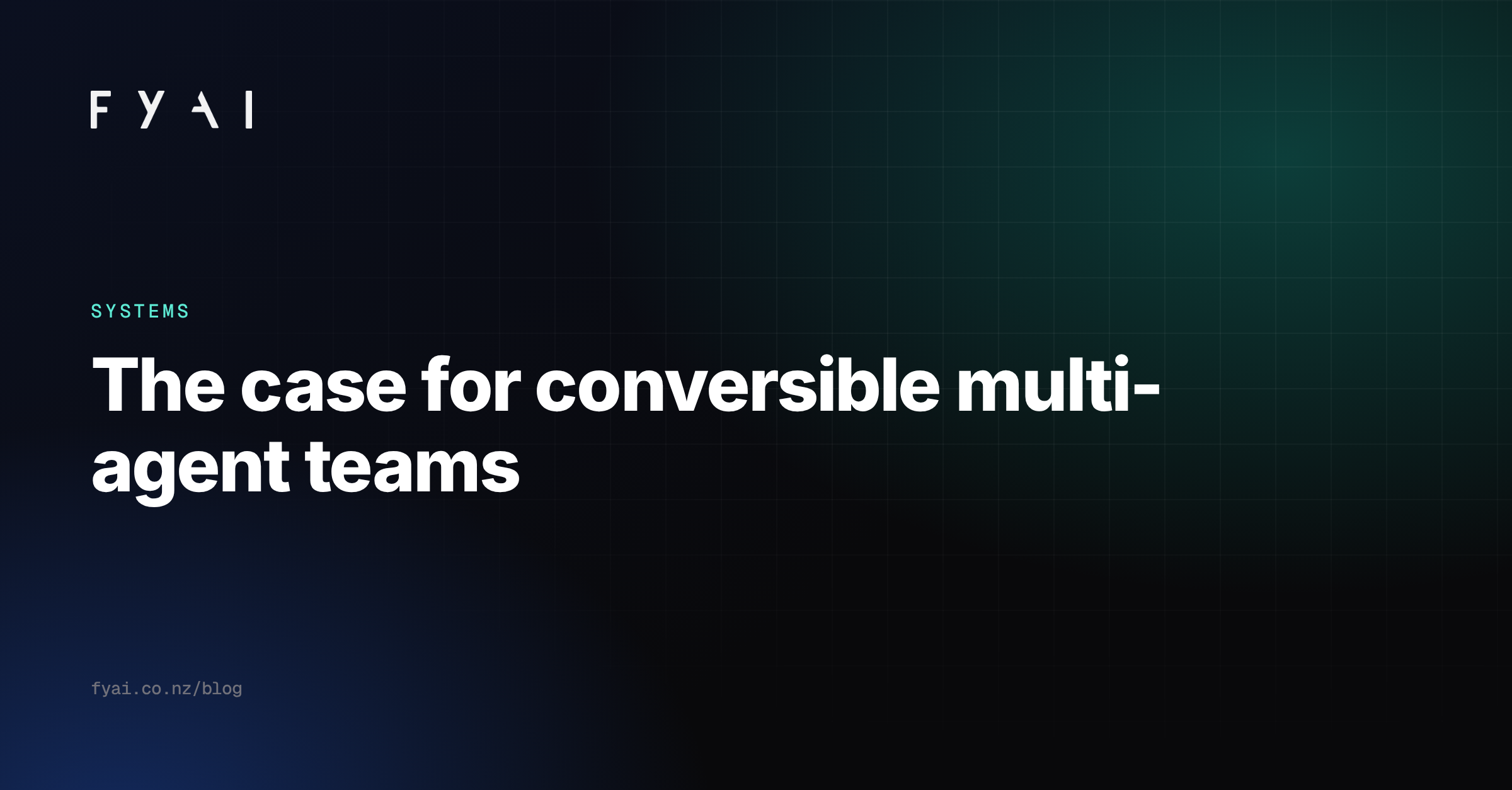 The Case for Conversible Multi-Agent Teams: Why One Smart Agent Isn't Enough